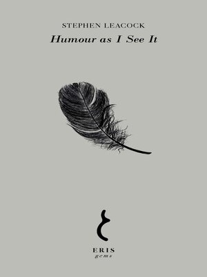 cover image of Humour as I See It